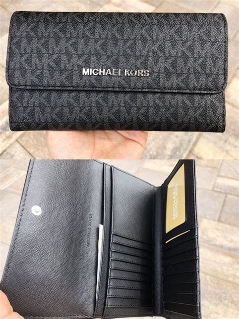 michael kors canvas wallet|michael kors discontinued wallets.